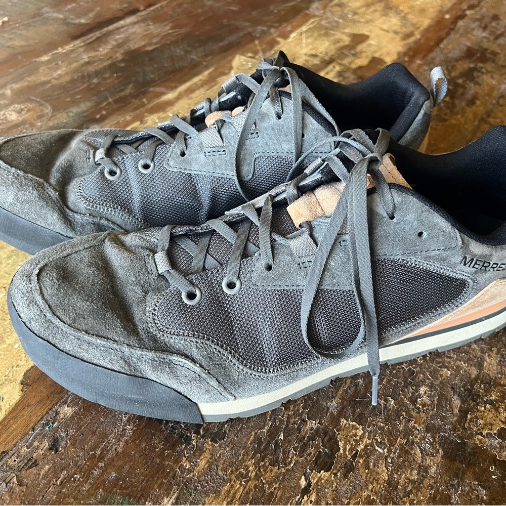 Merrell Gray Sneakers with Classic Design (Size 13)